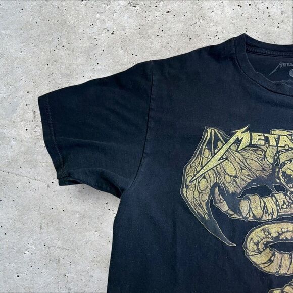 Metallica "Wherever I May Roam" T-Shirt Skull Snake Graphic Black Men's L - Picture 4 of 10